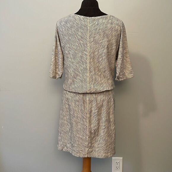 Woolrich Women's Beige and Black Drawstring Skipper Dress - Picture 4 of 12